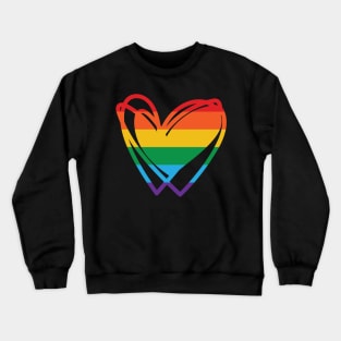 Looped Pride Heart Crewneck Sweatshirt